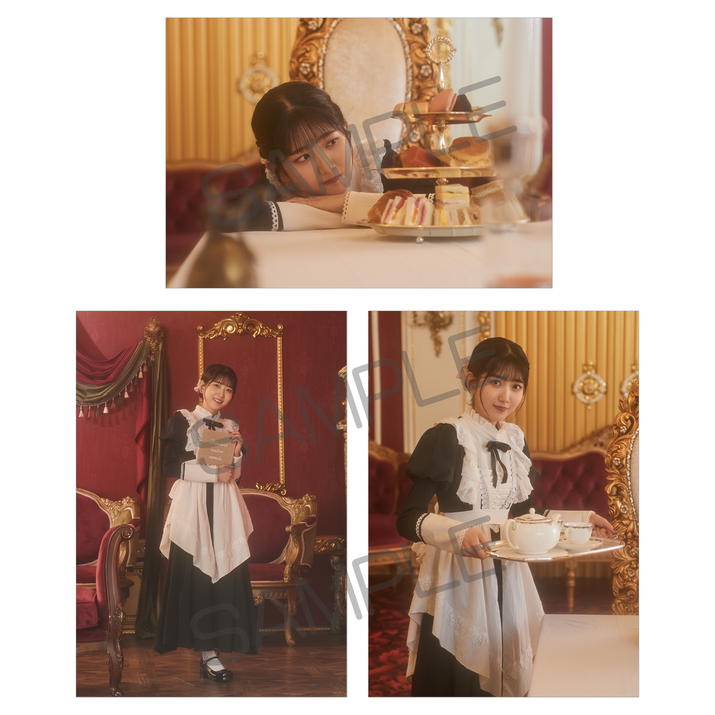 飾りたくなる ブロマイド 3点セット メイドな薮島さんバージョン