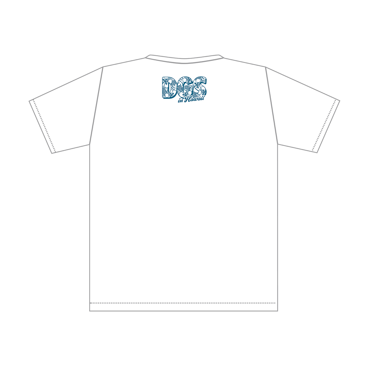 DGS in HAWAII Tシャツ ハイビスカスver.(ホワイト)