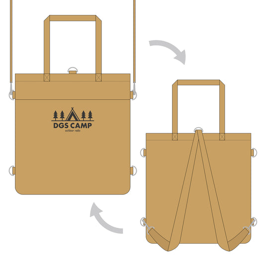 DGS CAMP 2025 3WAYトートバッグ