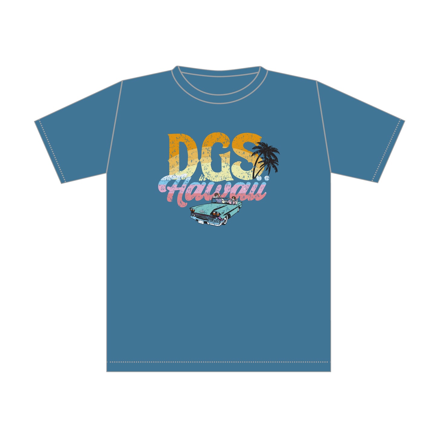 DGS in HAWAII Tシャツ ドライブ ver.(ブルー)