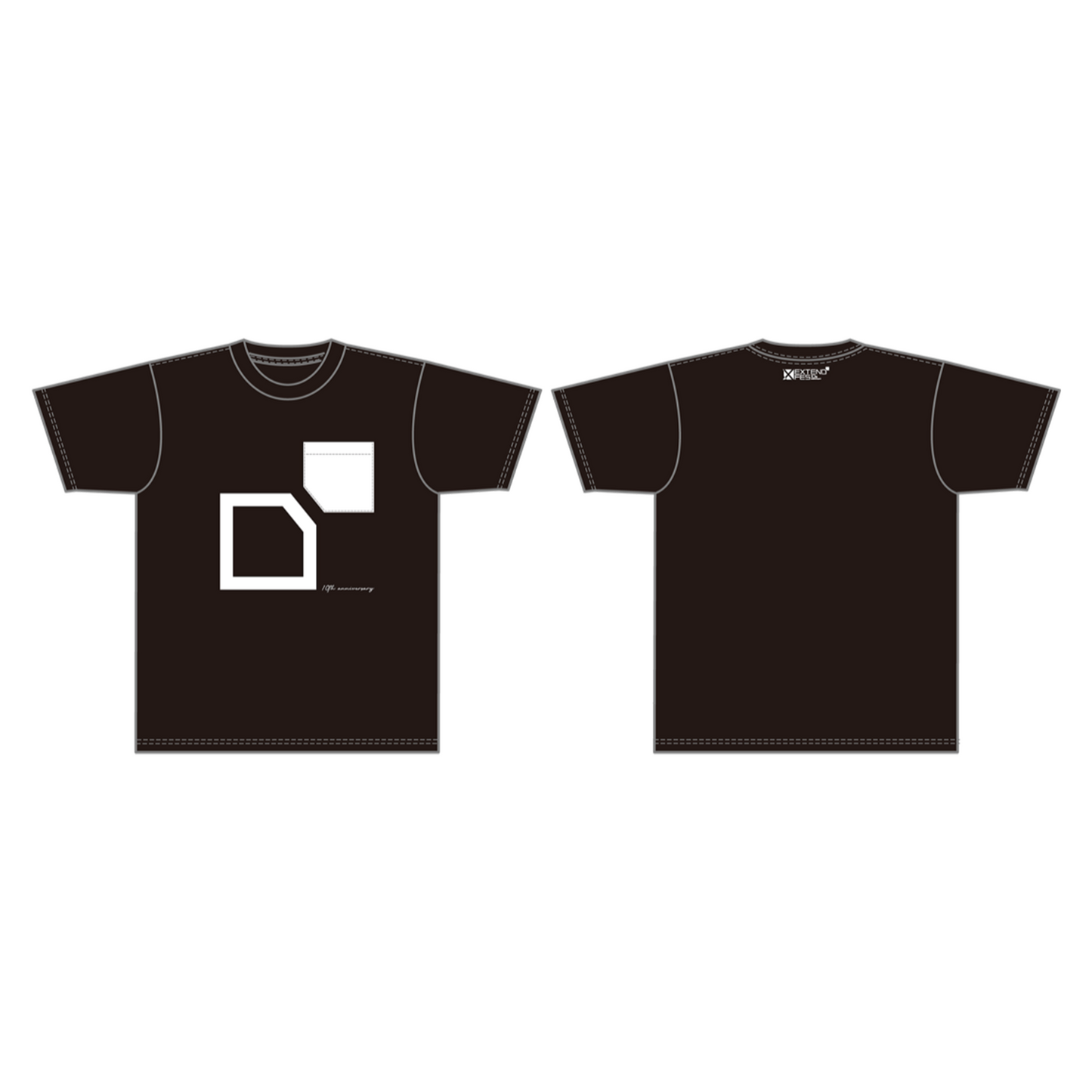 エクステンドフェスTシャツ(黒)