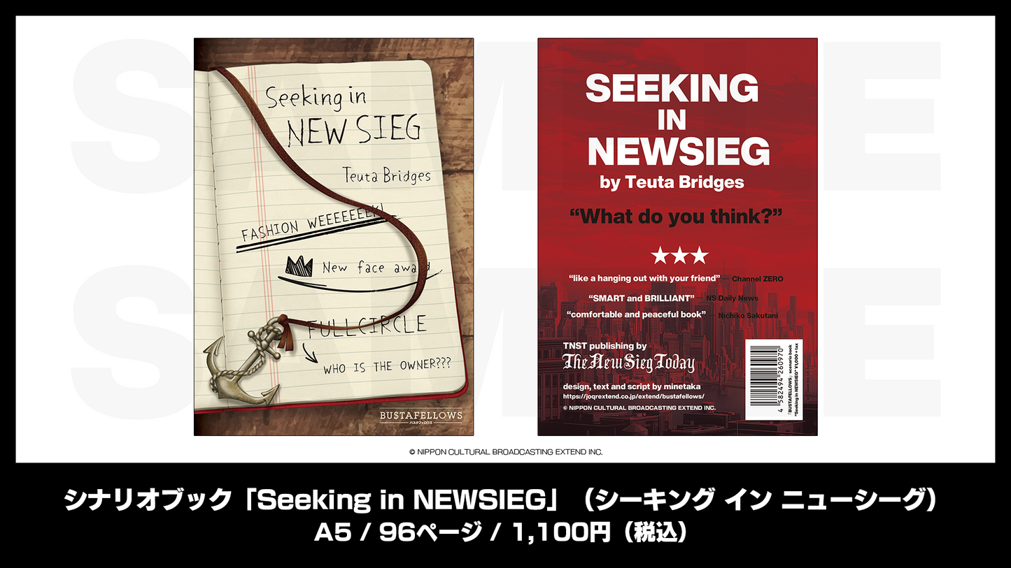 シナリオブック「Seeking in NEWSIEG」(シーキング イン ニューシーグ)