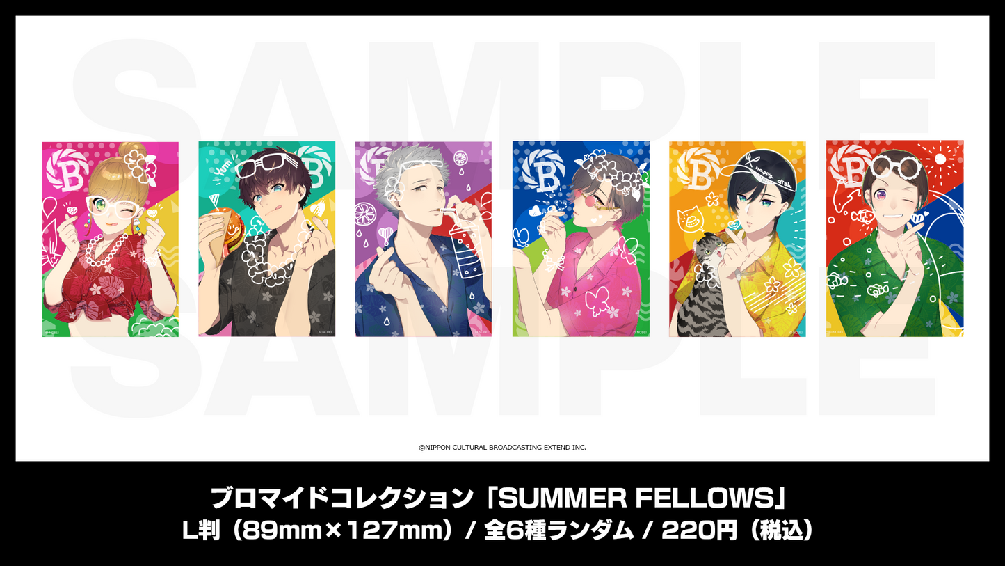 ブロマイドコレクション「SUMMER FELLOWS」