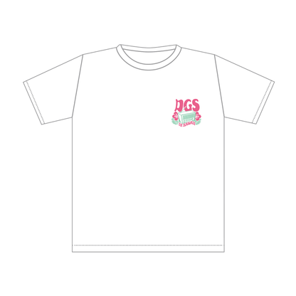 DGS in HAWAII Tシャツ　フラワーラジオver.（ホワイト）