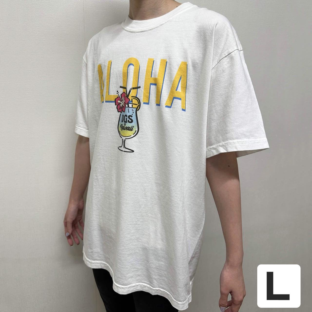 DGS in HAWAII Tシャツ アロハドリンクver.（ホワイト