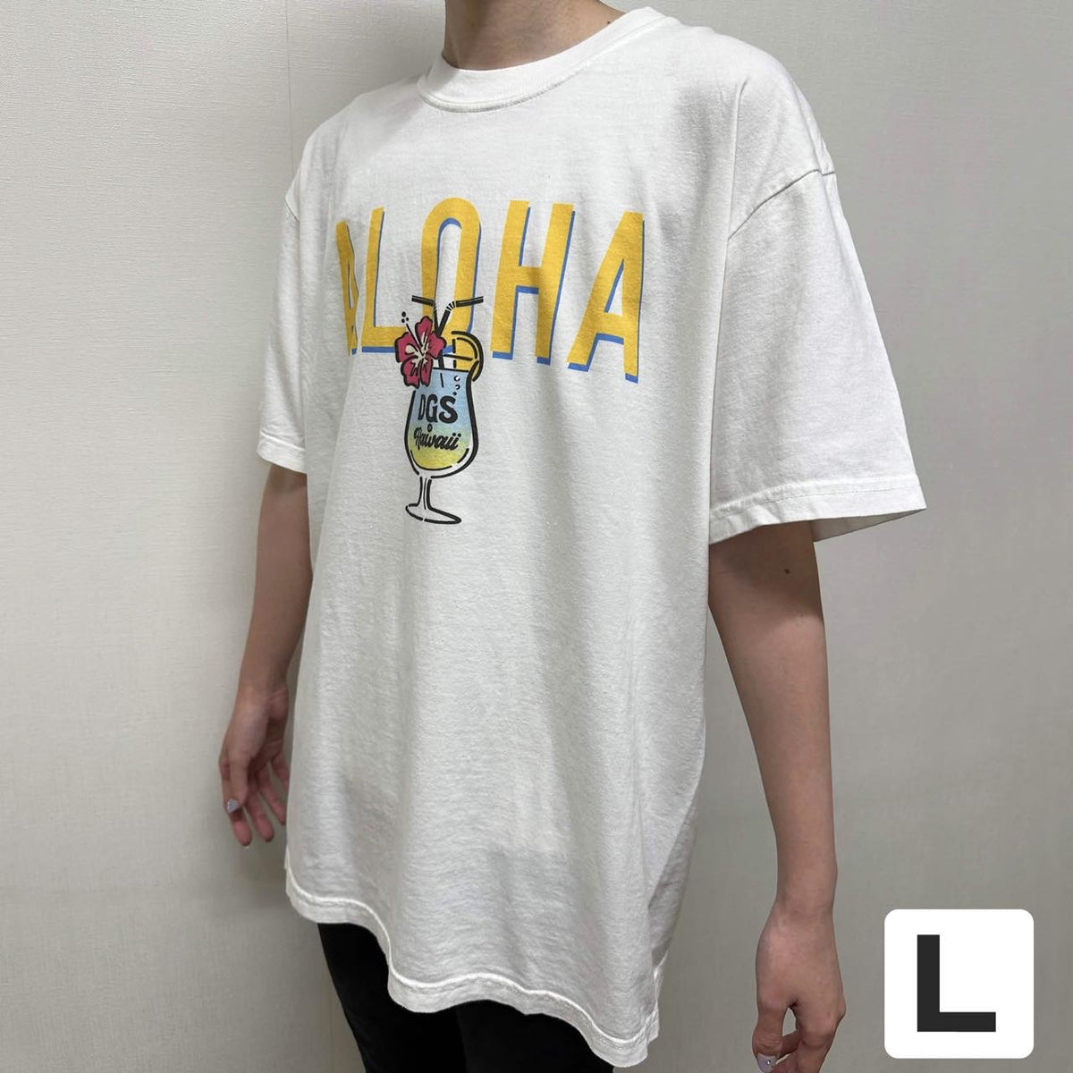 DGS in HAWAII Tシャツ　アロハドリンクver.（ホワイト）