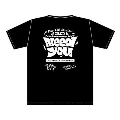 NeedYouPRTシャツ　ブラック
