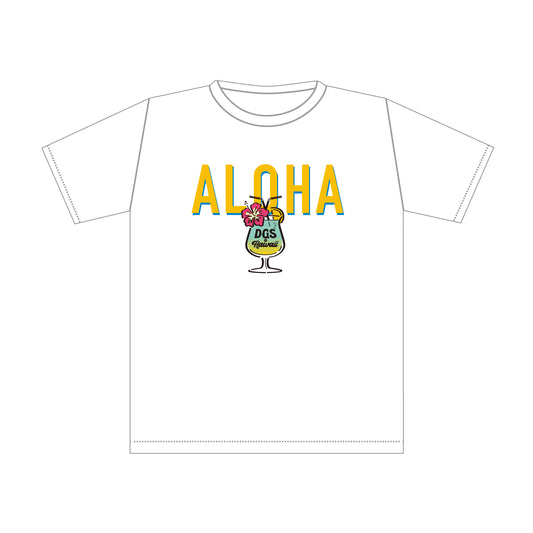 DGS in HAWAII Tシャツ　アロハドリンクver.（ホワイト）
