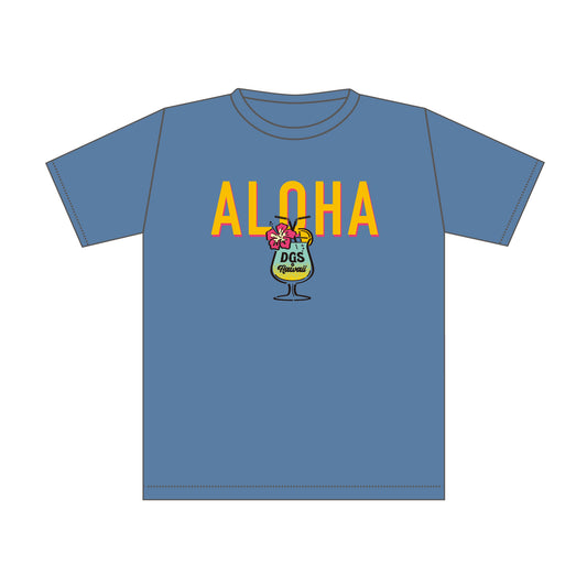 DGS in HAWAII Tシャツ　アロハドリンクver.（ブルー）