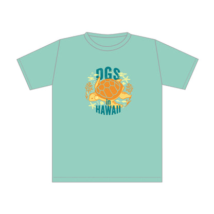 DGS in HAWAII Tシャツ   タートルver.（グリーン）