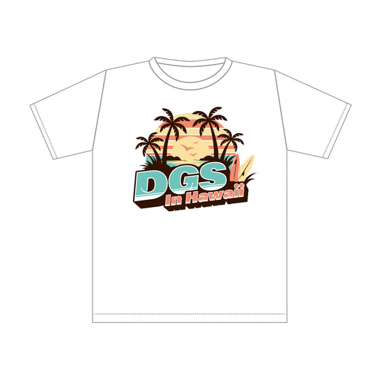 DGS in HAWAII Tシャツ　サンセットver.（ホワイト）