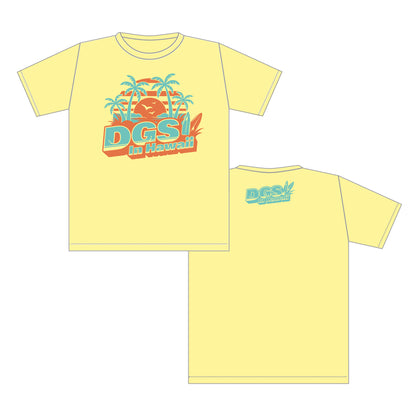 DGS in HAWAII Tシャツ　サンセットver.（ライトイエロー）
