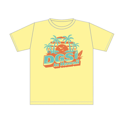 DGS in HAWAII Tシャツ　サンセットver.（ライトイエロー）
