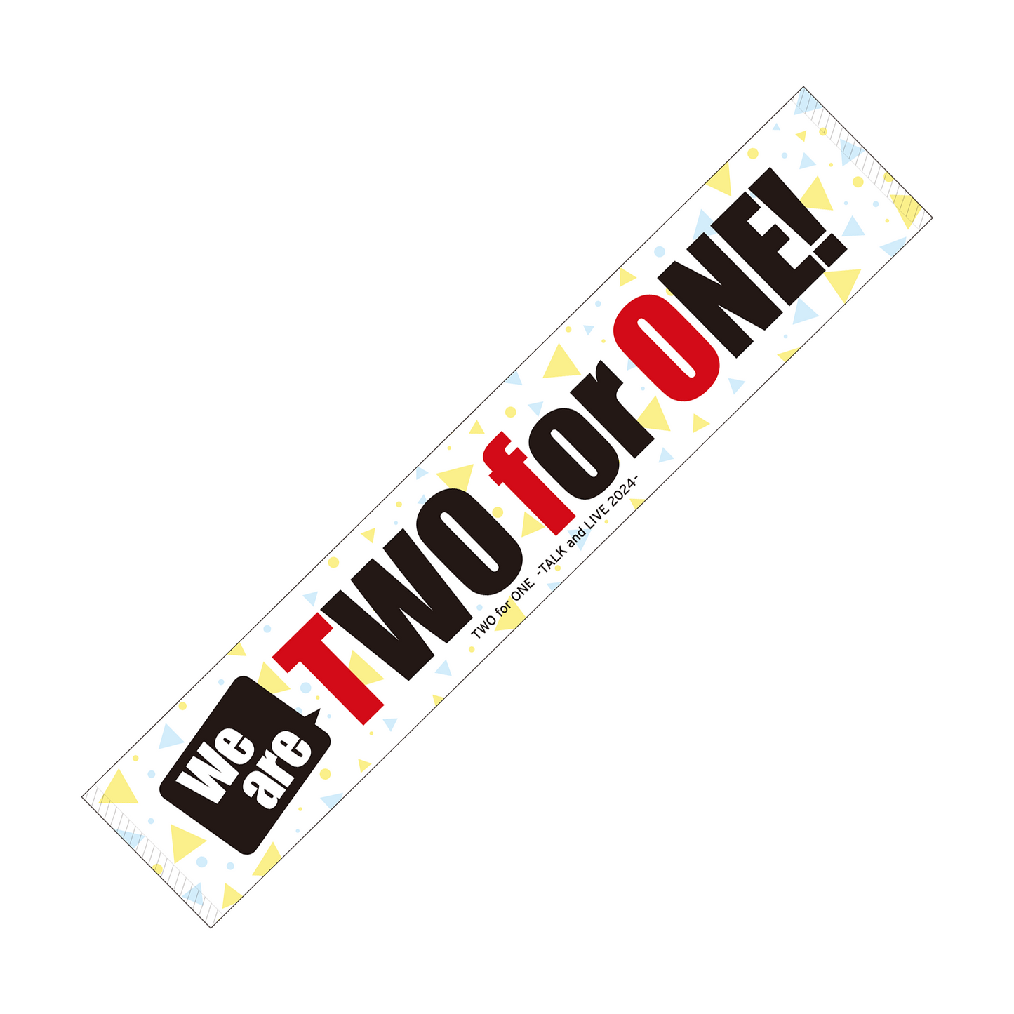 TWO for ONE マフラータオル TALK and LIVE 2024 ver.