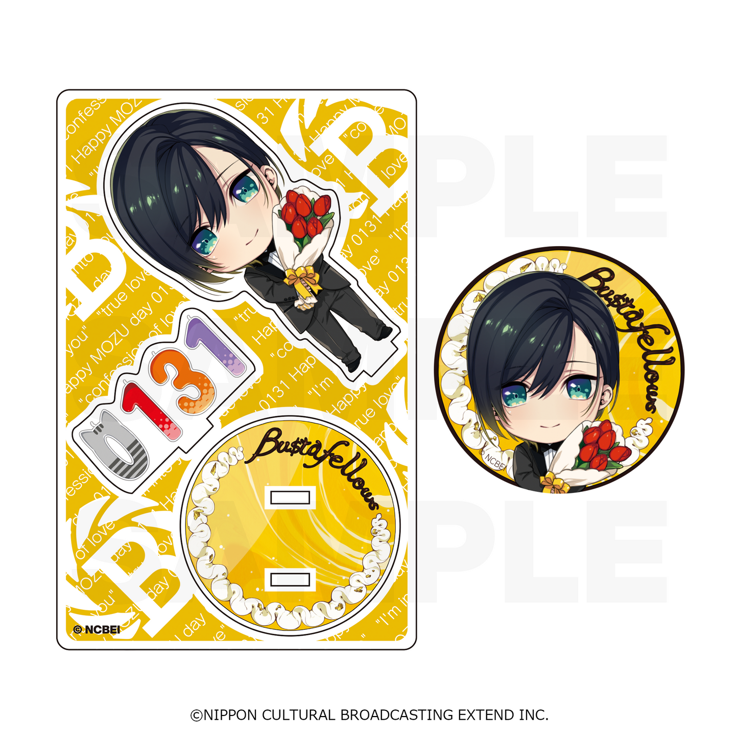 缶バッジ&アクリルスタンドセット「あざやかな悪に染まるバースデー 缶バッジ&アクリルスタンドセット「あざやかな悪に染まるバースデー