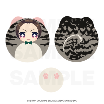 ぬいぐるみ「あざやかな猫に染まるマスコット」【スケアクロウ】