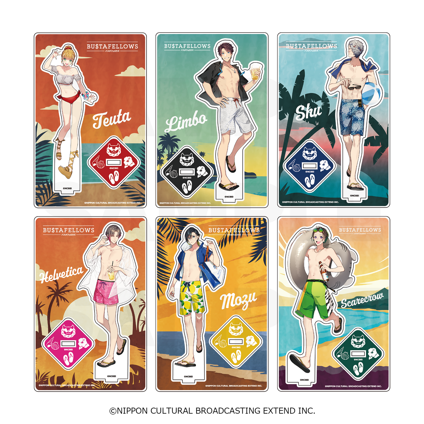 アクリルスタンドコレクション「#バスタフェin沖縄 BEACH style」