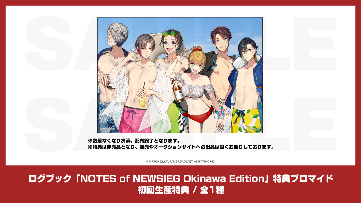 ログブック「NOTES of NEWSIEG Okinawa Edition」